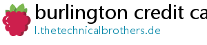 burlington credit card